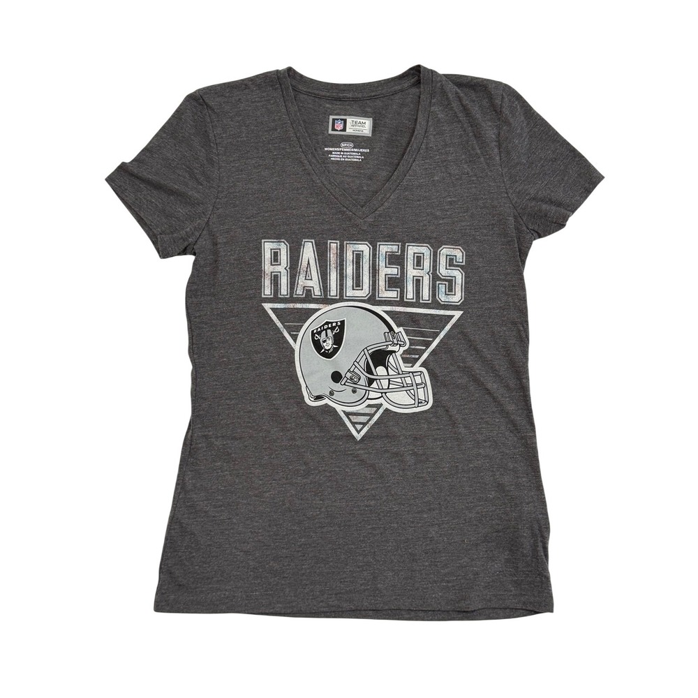 Raiders Women's Small V-Neck T-Shirt